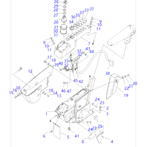 20Y-06-42110 20Y0642110 Rotary Lock Switch KOMATSU Excavator Spare Parts For PC220LC-8
