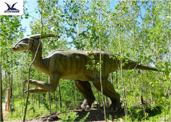 Outdoor Moving Velociraptor Life Size Model For Garden Display / Festival Exhibition
