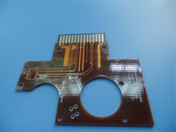 Multilayer flexible PCBs 4 layer Rigid-flex PCBs with 1.6mm Fr4 &0.2mm Polyimide PCBs