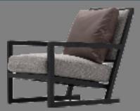 Chaise moderne cinq étoiles de style de style moderne