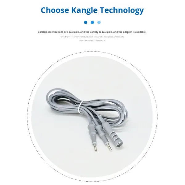 Grey Alcohol Disinfecting China Compatible Universal Bipolar Electrocoagulation Forceps Cable