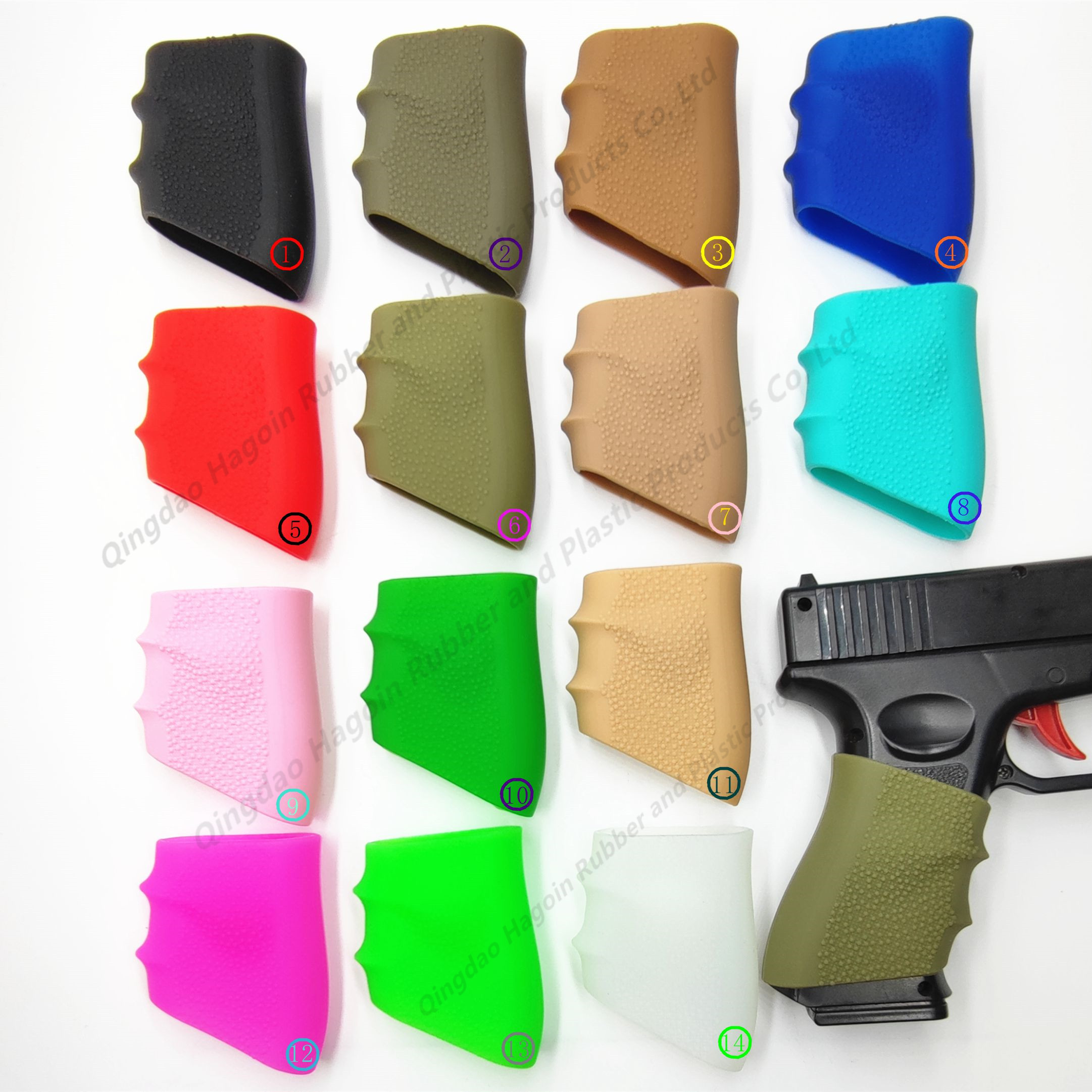 Damping  Antislip Silicone Rubber Grip Sleeve Customizable Size