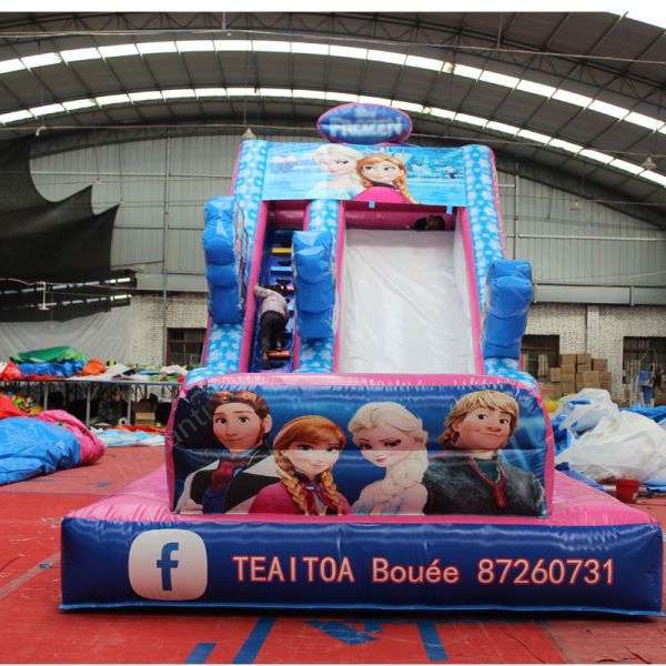 Customized Color Bounce House Inflatable Water Slide for 8-13 Years Old Children
