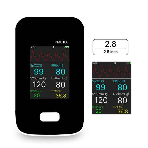 PR ECG NIBP терпеливого монитора SpO2 Bluetooth ЯГОДЫ Multi параметра Neonate Handheld