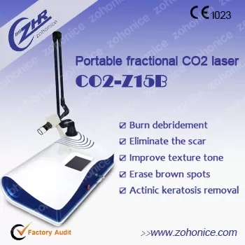 Хирургическая лазерная машина СО2 15 Вт для удаления шрамов и удаления пигмента