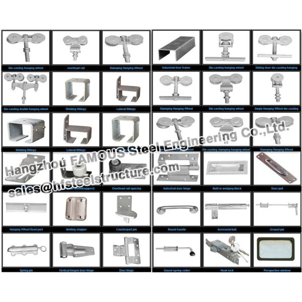 Мастерская и пакгауз раздвижной двери индустрии стальные