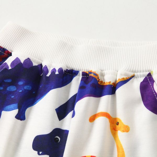 Boys Children'S Casual Suit Dinosaur Cartoon Printed
