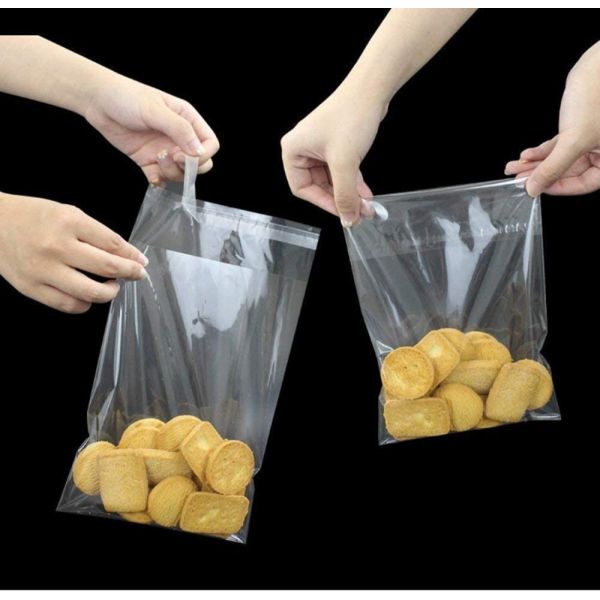 OEM Transparent OPP Packaging Bag Self Adhesive Biodegradable Cellophane Bags