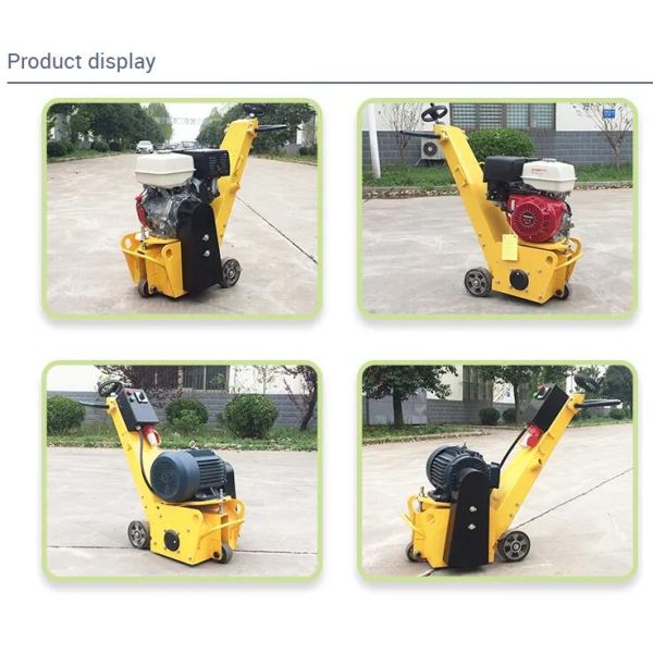 5-8mm Milling Depth Hydraulic Concrete Scarifier Floor Asphalt Concrete Pavement Road Milling Machine