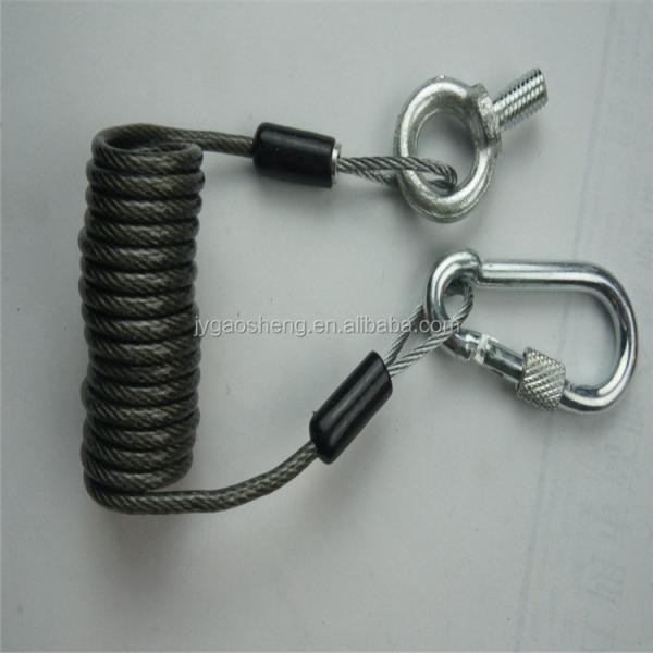 3.5 mm Sling de câble en acier enduit en PVC pour armoires électriques