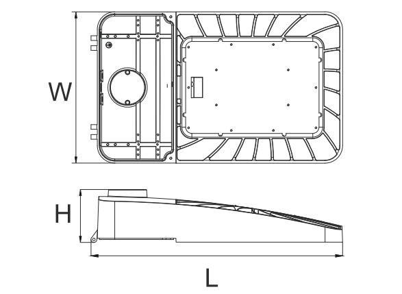 60 * 135 Degree Beam Angle Led Light Street Lamp , 150w Led Street Light 5 Years Warranty