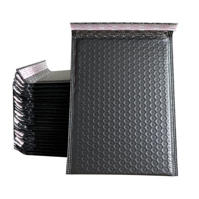 Black Waterproof Bubble Wrap Poly Mailers Recyclable Shock Resistant
