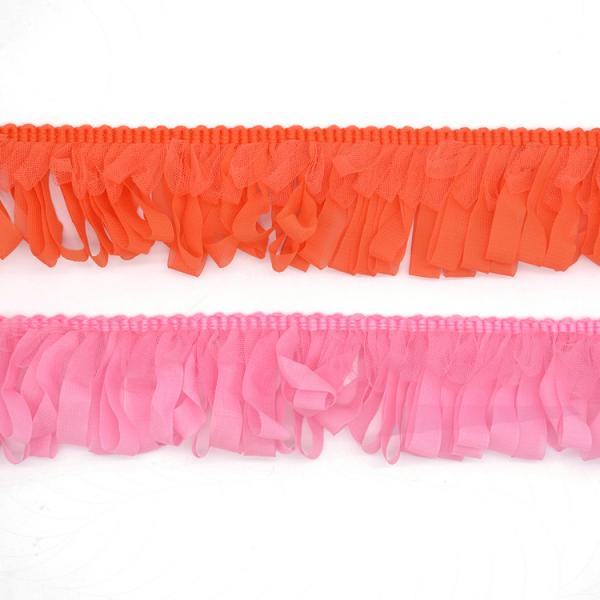 5cm Blue Ployester Pillows Tassel Fringe Trims