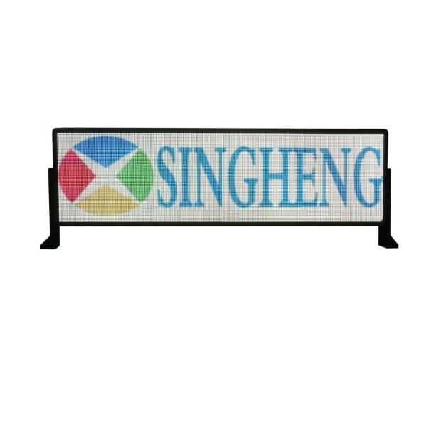 Iron Cabinet Material Bus LED Display Wireless Communicated Real Time Monitoring
