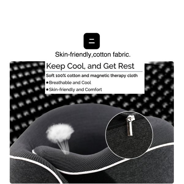 Customized Color U Shape Memory Foam Neck Pillow Soft Neck Support Travel Pillow Roll