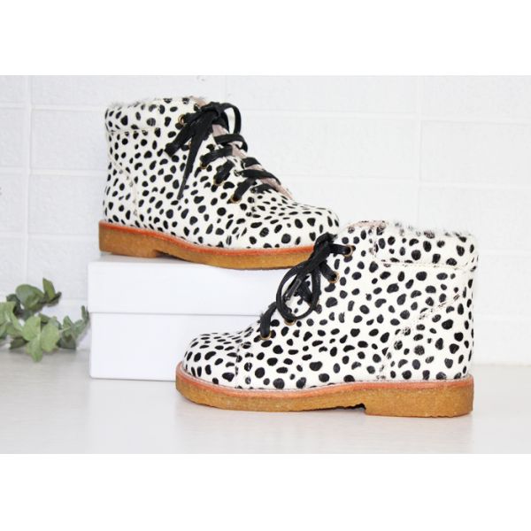 Boys Girls Cowhide British Style Martin Boots
