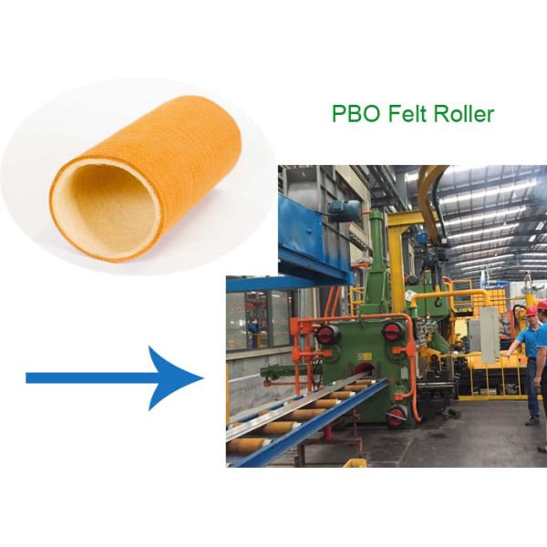 рукав трубки ролика войлока ткани войлока индустрий степени 600к теплостойкий