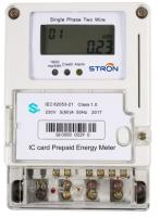 Affichage en mode défilement automatique de la carte IC intelligente Compteur d'électricité prépayé à phase unique