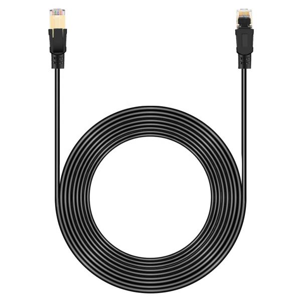 HDPE Cat 8 Ethernet Cable For Gaming 8P8C Connector FTP Communication