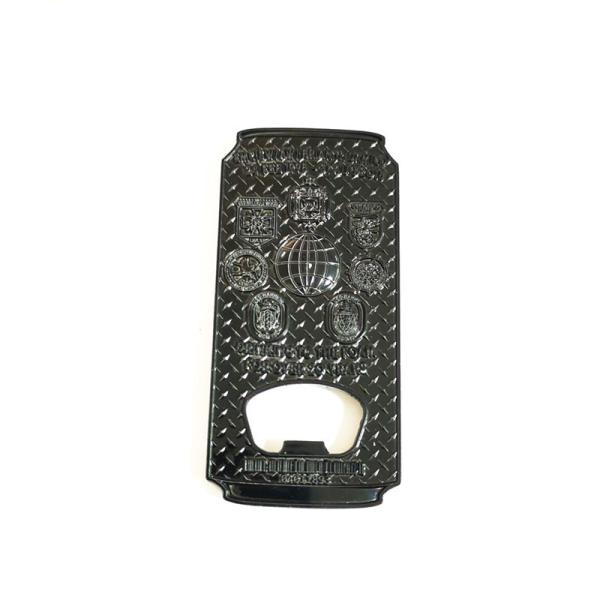 3D Black Finish Zinc Alloy Bottle Openers Diecast USS Military Bottle Opener