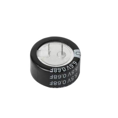 Button Double Layer Farad Super Capacitor 5.5V 0.68F C Type