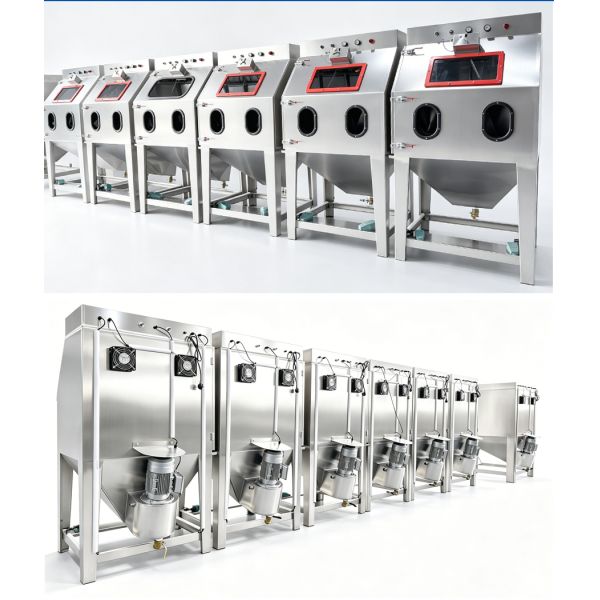 Wet Blasting Cabinet Water Circulation Dustless Sand Blaster vapor Blasting for Mold Rust Carbon Cleaning Slurry Blaster