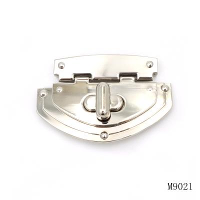 Heavy Duty Metal Twist Lock Silver Metal Purse Closures Big