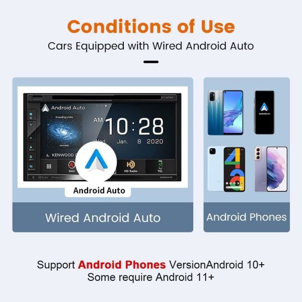 CPC200-A2A Wired To Wireless Android Auto Adapter Compatible 98% Car Models Carplay