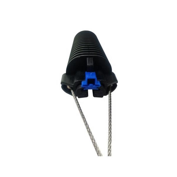 Braçadeira de tensão plástica da âncora da caução de 3KN 530mm para o cabo de ADSS
