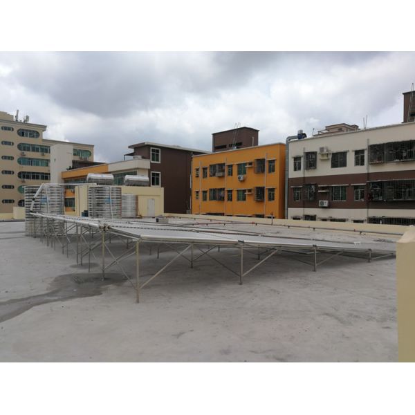 Durable Solar Water Heater Evacuated Tube Collector Stainless Steel Material