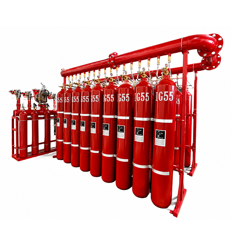30MPa IG55 Piping Network for Non-Toxic Inert Gas Fire Suppression System with Long Transmission Distance