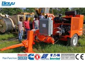 Diesel 118kw 158hp Conductor Stringing Equipment Hydraulic Puller