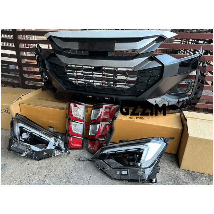 Черный пластиковый хвостовой фонарь передний корпус для Isuzu DMAX 2021-2024