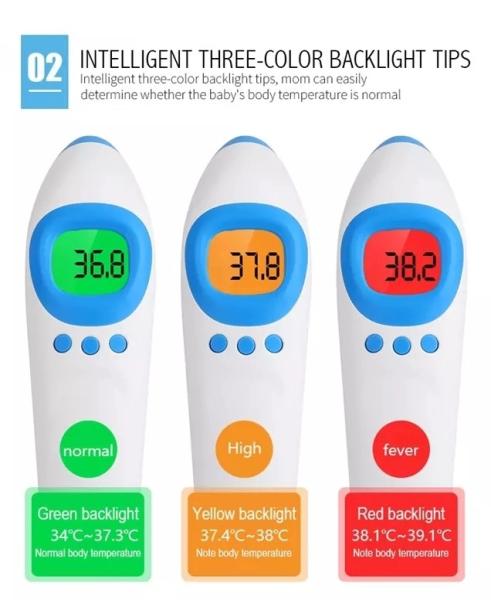 Front Head Most Accurate Infant Thermometer Non Contact Baby Care Products