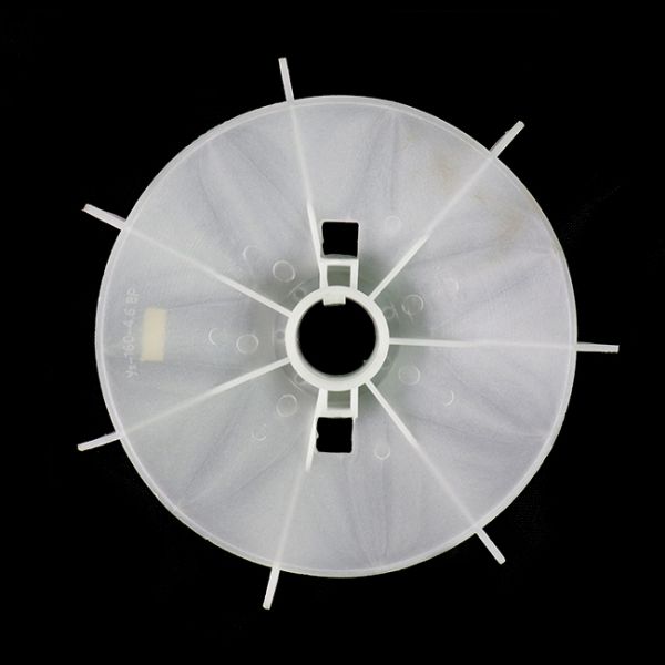 Y2-200-4/6/8 58×300mm 9 Blades Polypropylene (PP) Cooling Fan Blade for 200 Frame Electric AC Motor