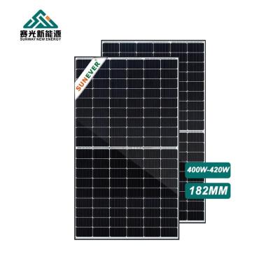 400w 410w PV Solar Panels With Imp 12.7-13.2A And Low Iron Glass