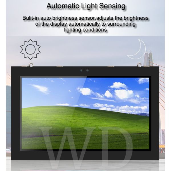 Анти- отражательный тотем Signage HD 4K IP65 водоустойчивый на открытом воздухе цифров