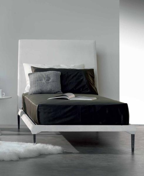 Cheap Bedroom Furniture for Apartment, Leather Bed