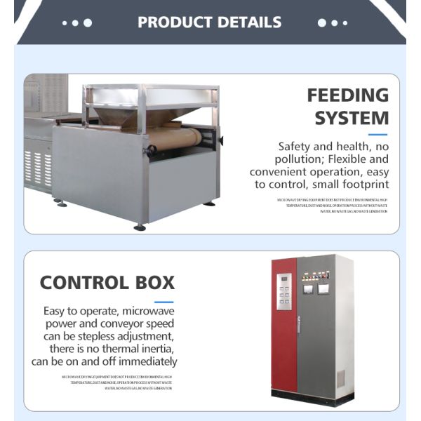 20-240kw Stainless Steel Pistachio Nut Microwave Drying Machine