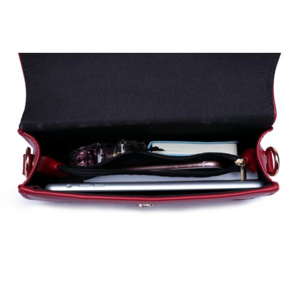 The new European and American female eyelet chain handbag shoulder bag diagonal package tide