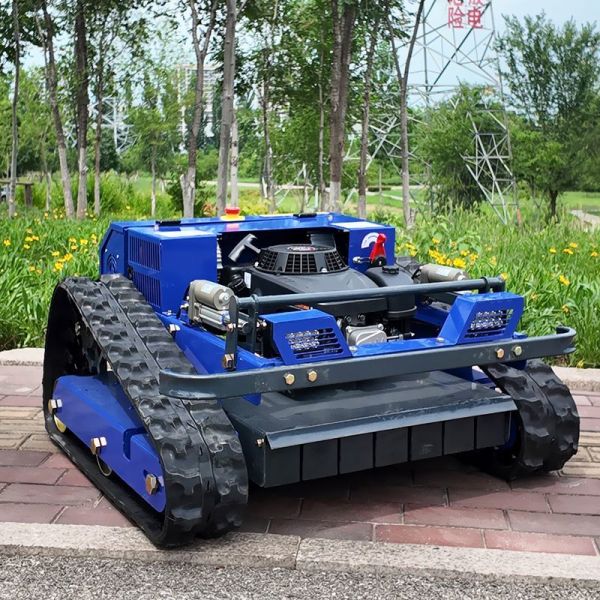 Gasoline-Powered 4-Stroke Single Cylinder Cordless Remote Control Lawn Mower with Start/Stop Feature Industrial & DIY Grade