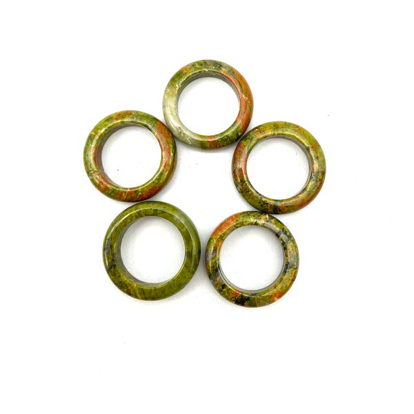 Natural Design Jade Ring Gemstone Agate Green Aventurine Turquoise Topaz Jade PORTABLE Rings Etc Theme Feng Shui