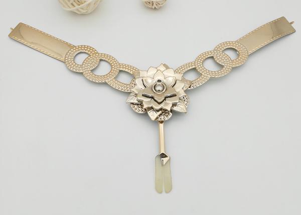 Y Shape TPU Upper Flower Plated With Pearl For Women Sandals Fashion Style