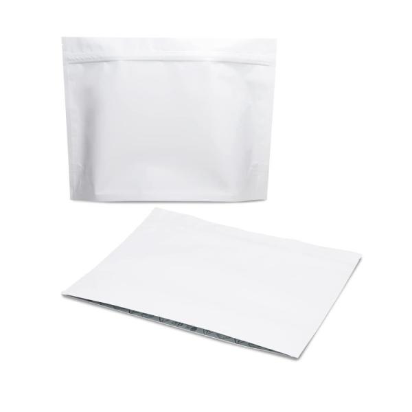 Matte White Slider Child Resistant Exit Bags 12x9x4 Smell Proof k