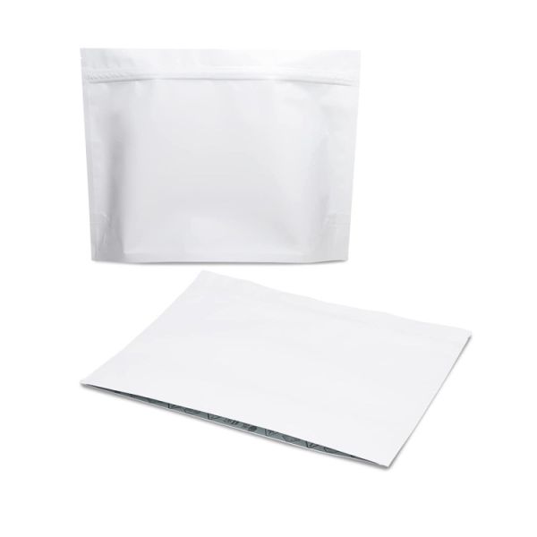 Matte White Slider Child Resistant Exit Bags 12