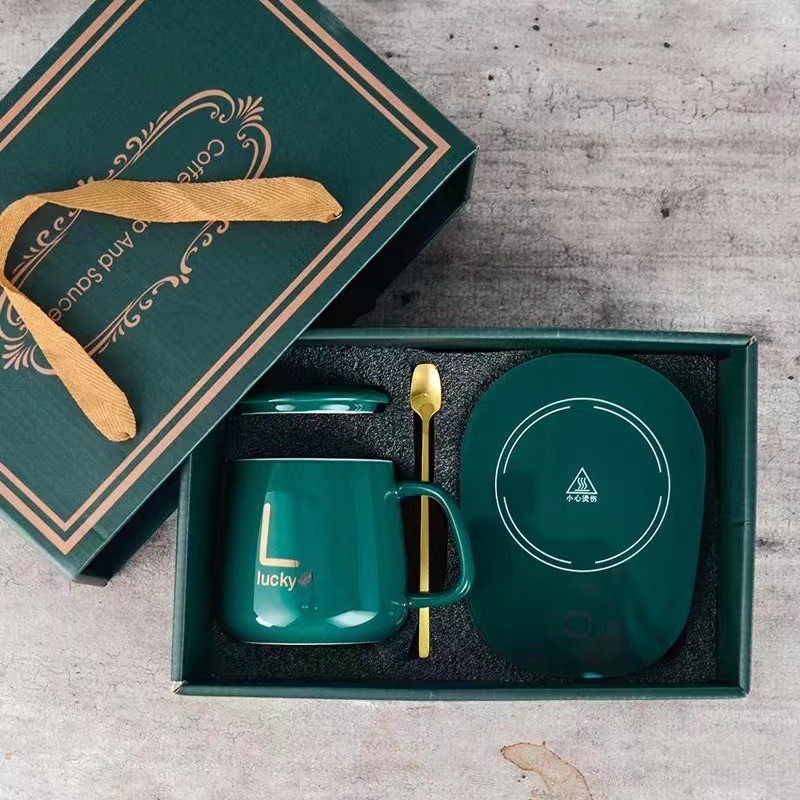 Stay Cozy with Warm Cup Set and Automatic Heating Coasters Shipping Cost Included
