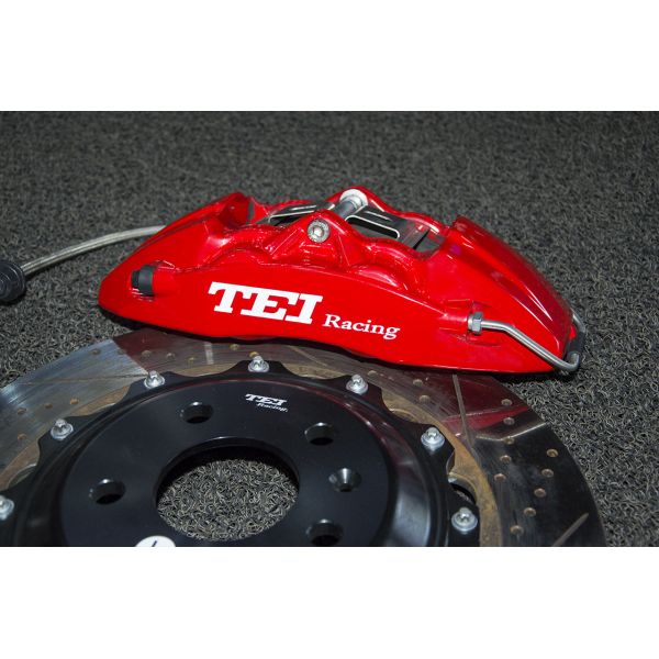 BBK For Audi A4L Installed Big Brake Kits 4 Piston Calipers  P40NS