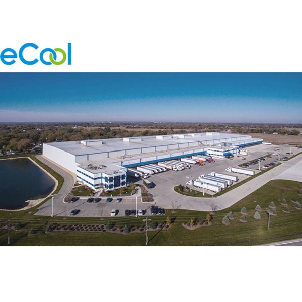-13 F ~ -0.4 F Custom Cold Storage 8000㎡ With Air Cooled Evaporator And