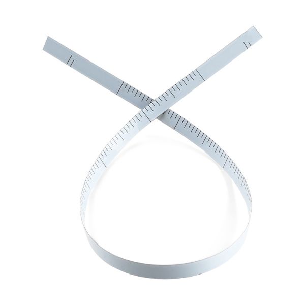 le ruban métrique en acier fait sur commande de cuisson blanche de largeur de 6mm disparaissent pour l'ODM de mesure de base-ball