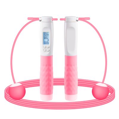 Fitness Equipment Weighted Speed Skipping Rope Digital Smart Cordless Jump Rope with Counter